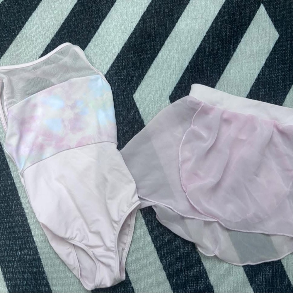 Pink Capezio Toddler Dance Set | Mirella Leotard 2-4T + Capezio Skirt